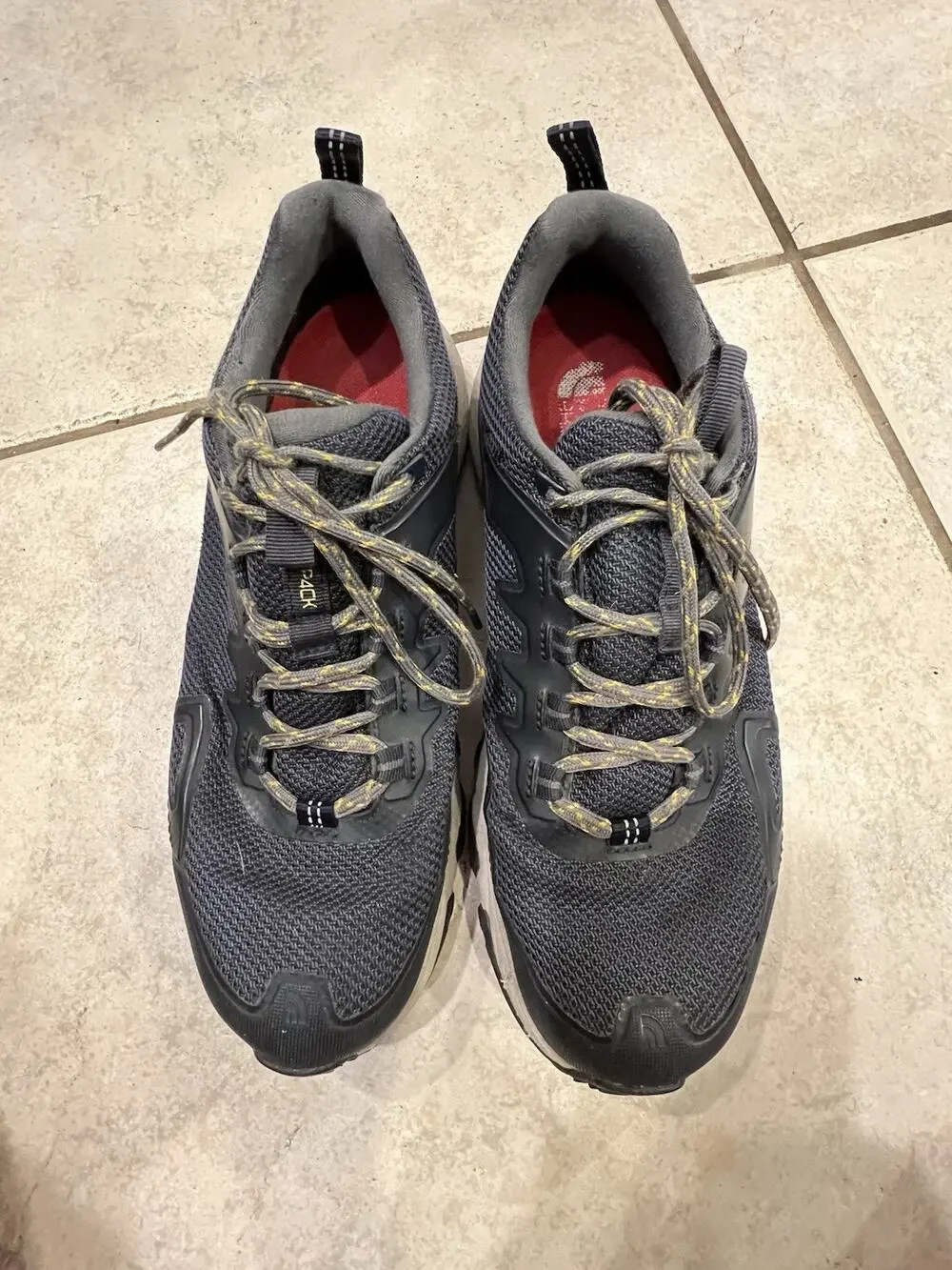 The North Face Men’s Gray Ultra Fastpack IV Hiking Shoes Lace Up Mesh Upper 9.5